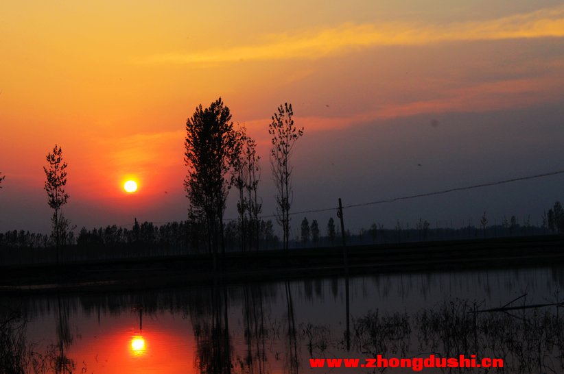 汶上风光之夕阳无限好
