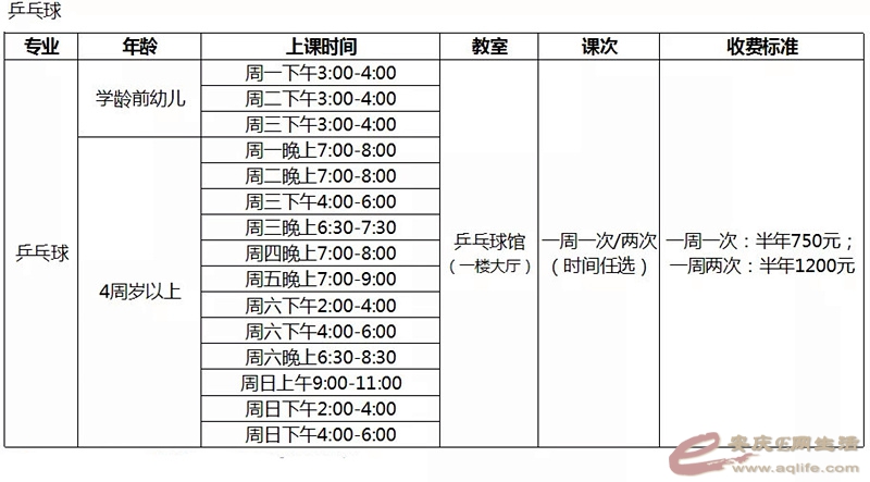 安庆市青少年宫2019年春季全专业课程部署