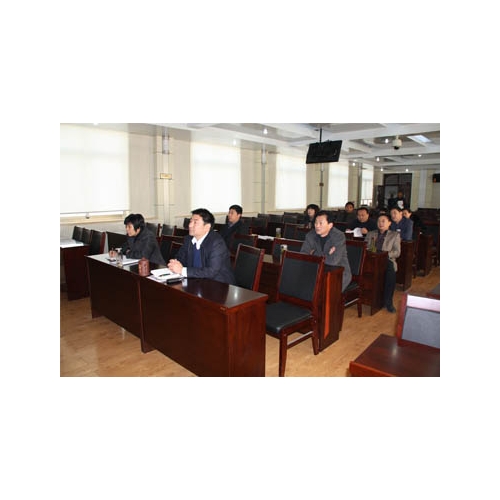 汶上法院检察院组织收看山东省法院量刑规范化培训视频会议