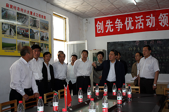 济宁市委副书记张术平视察汶上县农村六大重点工程建设情况