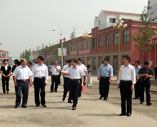 济宁市政协副主席王文成率市政协农村新建社区管理与服务调研组来汶上县调研