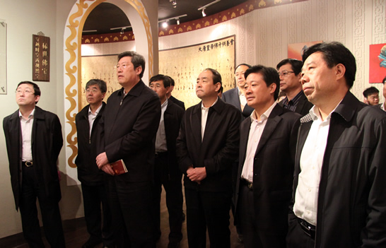 山东省副省长张建国来汶上县调研文化产业发展情况