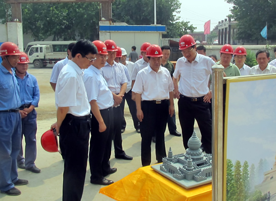 济宁市政协主席赵树国来汶上县视察重点项目建设情况