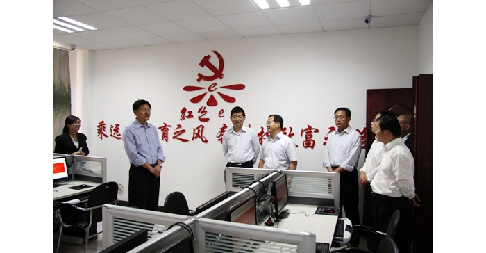 李成勇，王卫星陪同汶上县委副书记、县长孙琪到汶上镇检查指导工作