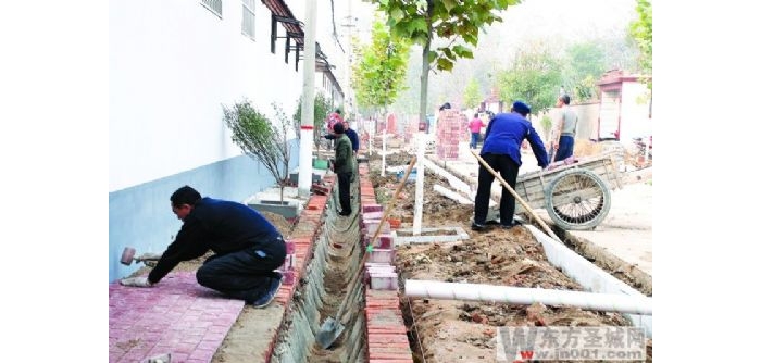 汶上县郭楼镇创建生态文明村示范点