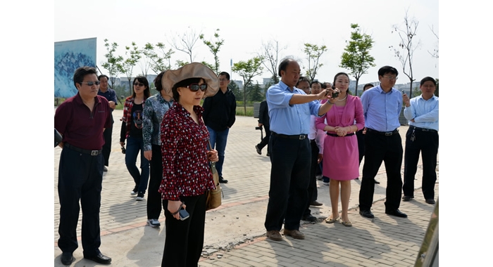 国家文物局文物保护与考古司陆琼、郭旃、唐炜来汶上县考察大运河南旺枢纽申遗工作