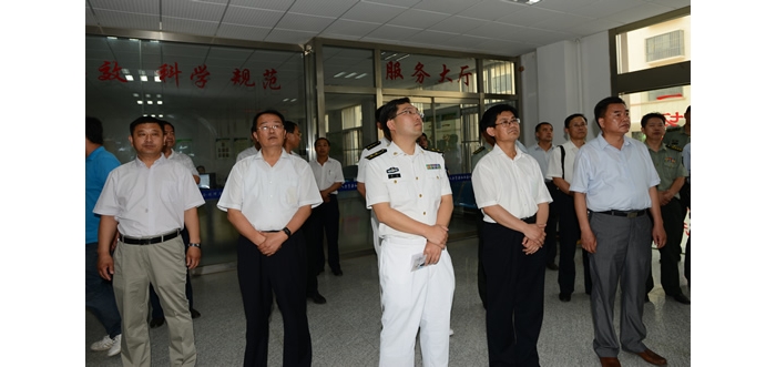 山东省双拥工组考评组来汶上县检查验收省级“双拥模范县”创建工作