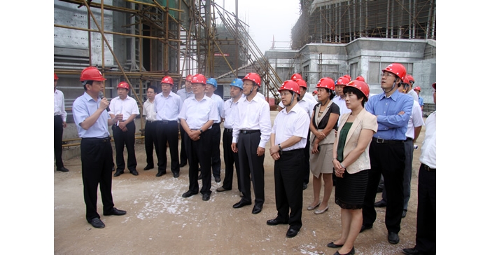 山东省副省长季缃绮来汶上县调研文化旅游大项目建设工作