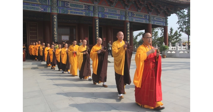 汶上宝相寺中秋佳节放生法会