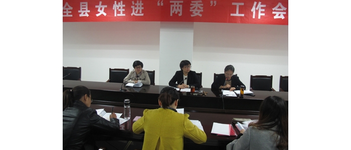 汶上县妇联专题召开汶上县女性进 “两委”工作会议