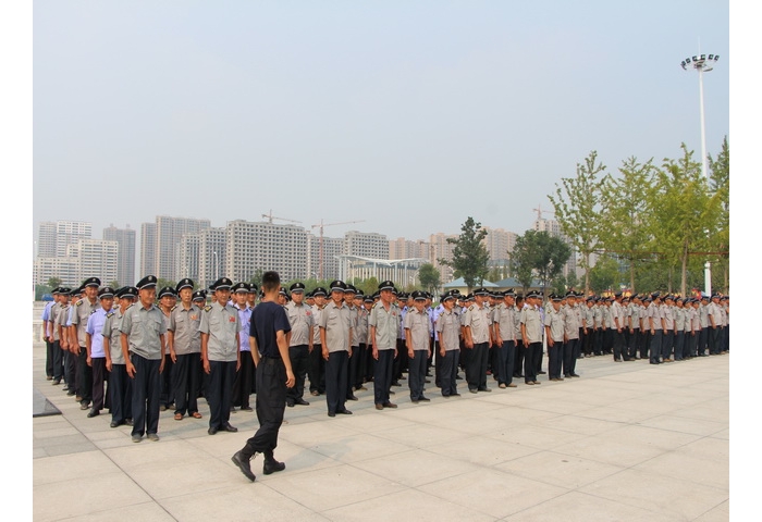 汶上县义务教育阶段学校派驻保安人员开学前集中培训