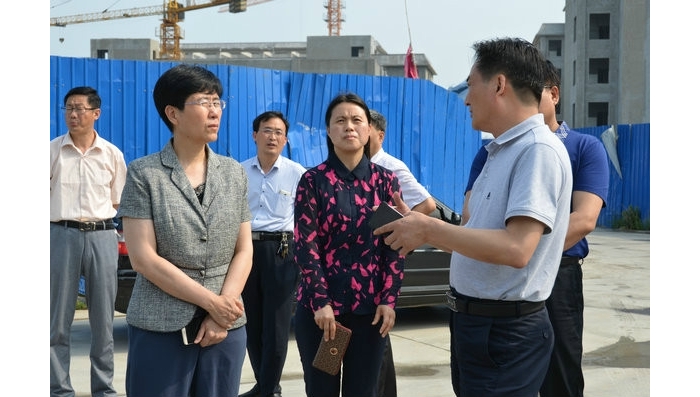 汶上县委书记李志红督查教育重点工程建设工作