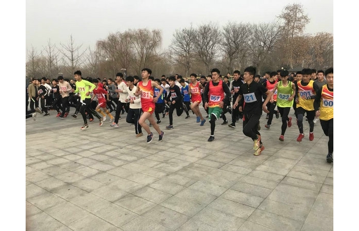 2017年汶上县中学生冬季越野赛成功举办