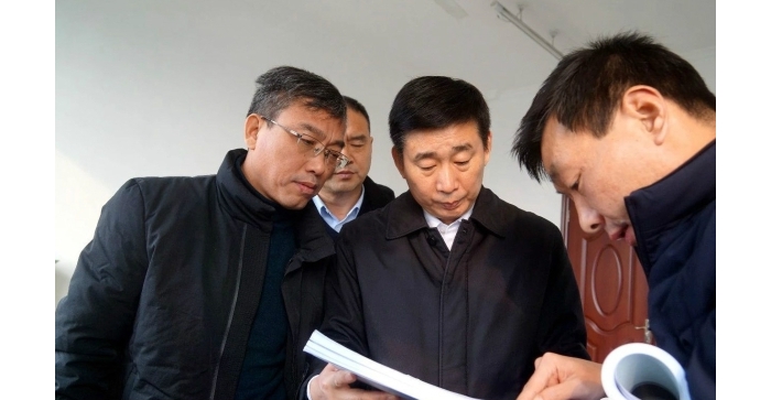 副县长张斌举到白石镇督导检查新型城镇建设