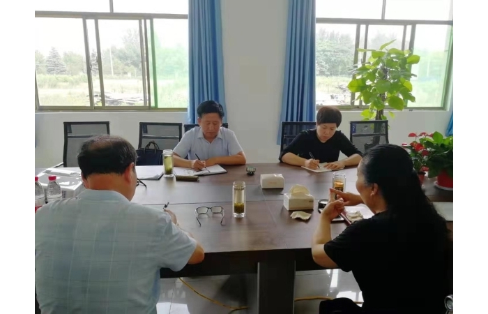 汶上县人民政府 部门动态 县工信局局长张来金到精良海纬公司调研指导工作