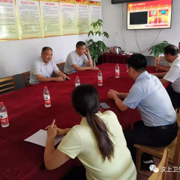 汶上县人民政府 部门动态 汶上县卫生健康局调研指导驻村帮扶工作