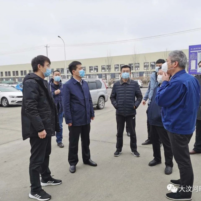 县委常委、副县长魏中齐一行到军屯乡重点企业督导检查复工复产工作