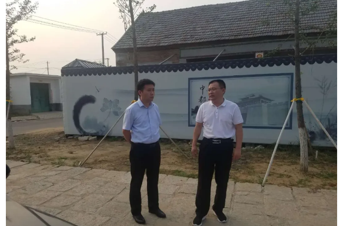 县委常委、宣传部长白占德到次邱镇调研新时代文明实践工作