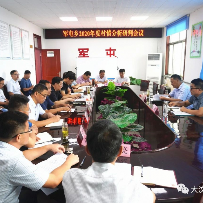 军屯乡召开2020年度村情分析研判会