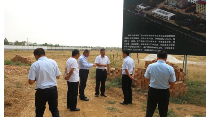 县委副书记、县长李洪文到次邱镇督导调研项目建设情况